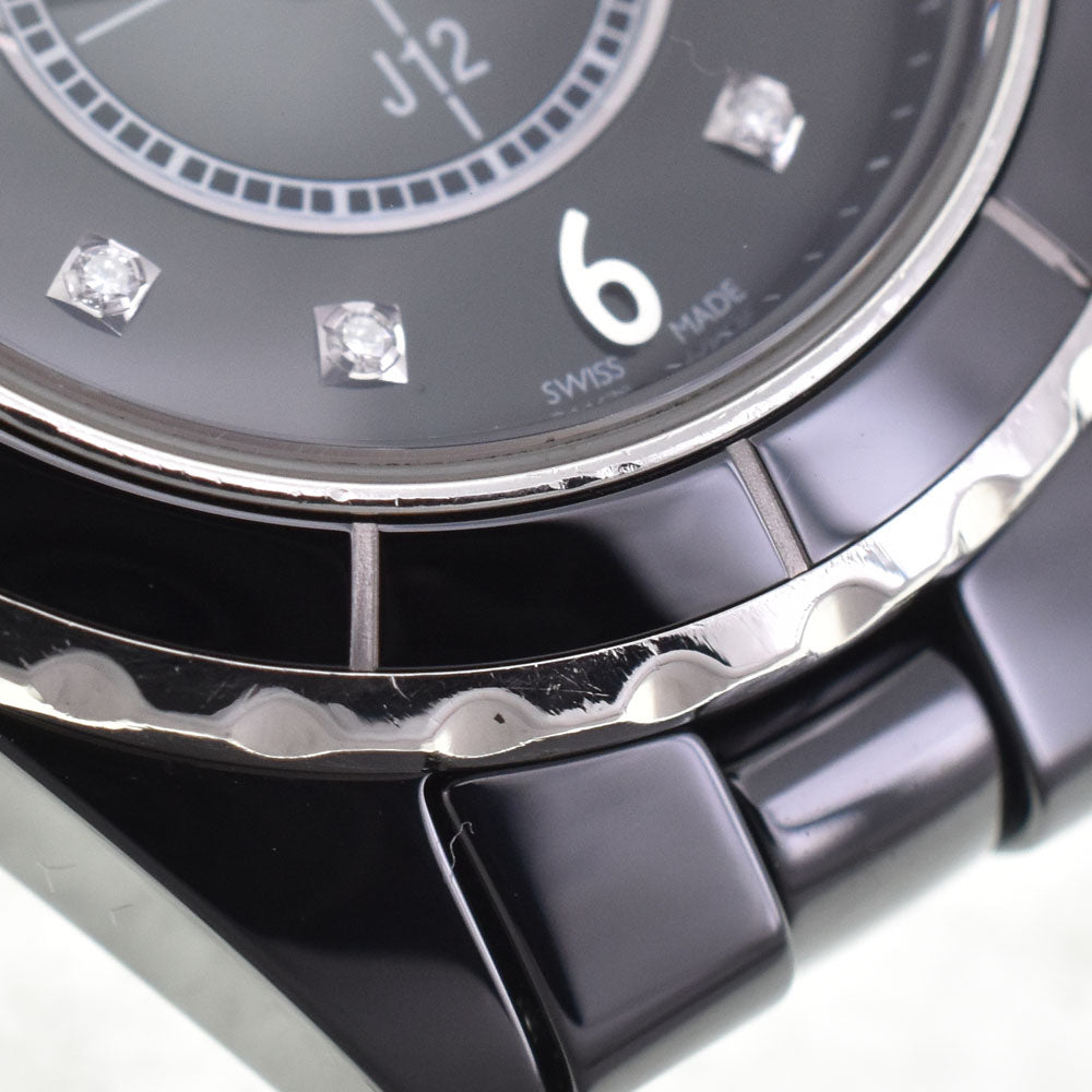 with paper CHANEL J12 H2569 8P diamond black Dial Quartz Ladies
 Watch C#146913