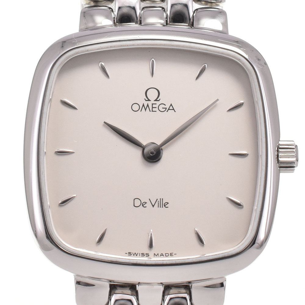 OMEGA De Ville Stainless Steel Silver Dial Quartz Ladies
 Watch H#146923