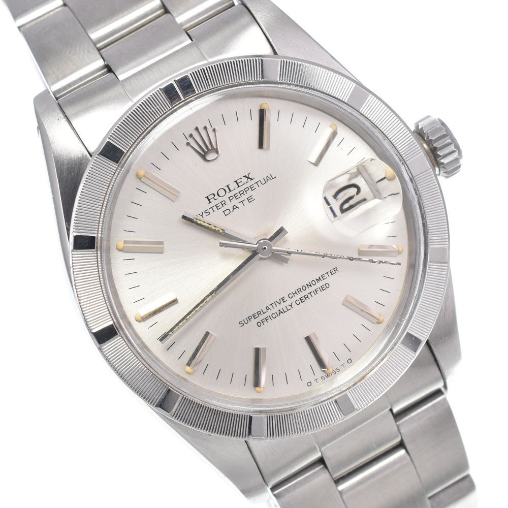 ROLEX Oyster perpetual date 1501 vintage Cal.1570 Sigma Dial Silver Dial Automatic Men's
 Watch J#146928