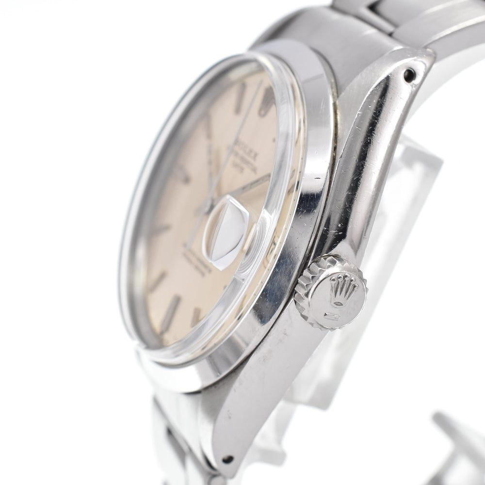 with paper ROLEX Oyster perpetual date 1500 vintage Cal.1560 Silver Dial Automatic Men's
 Watch D#146931