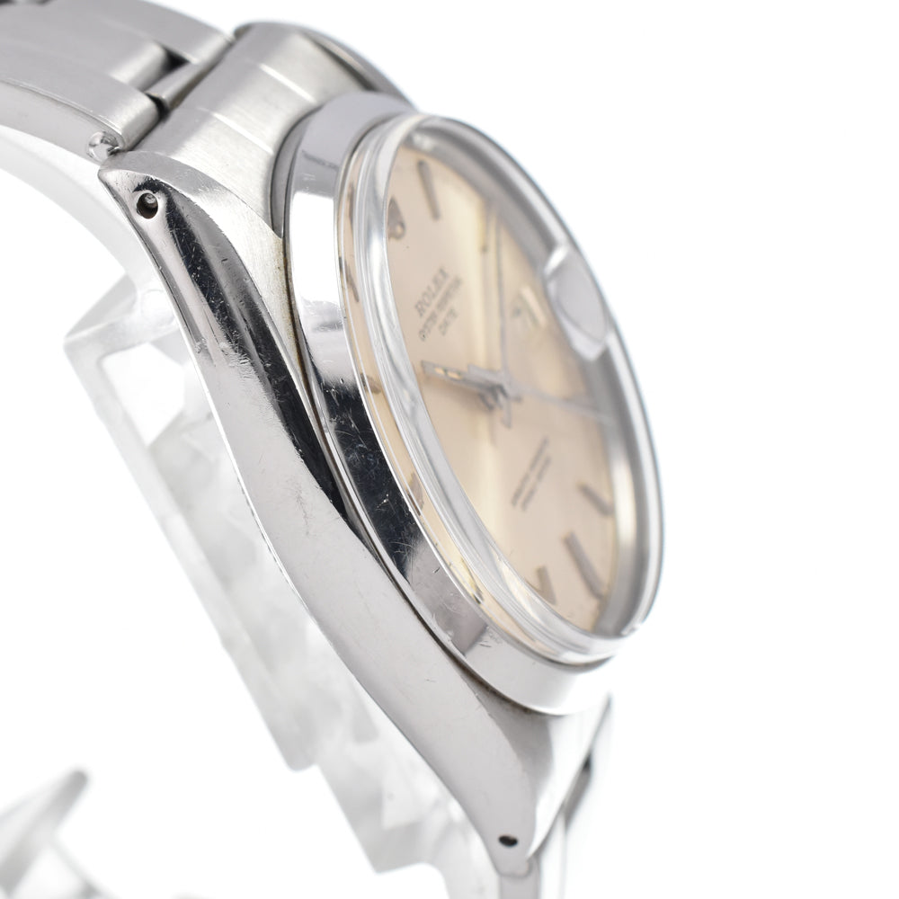 with paper ROLEX Oyster perpetual date 1500 vintage Cal.1560 Silver Dial Automatic Men's
 Watch D#146931