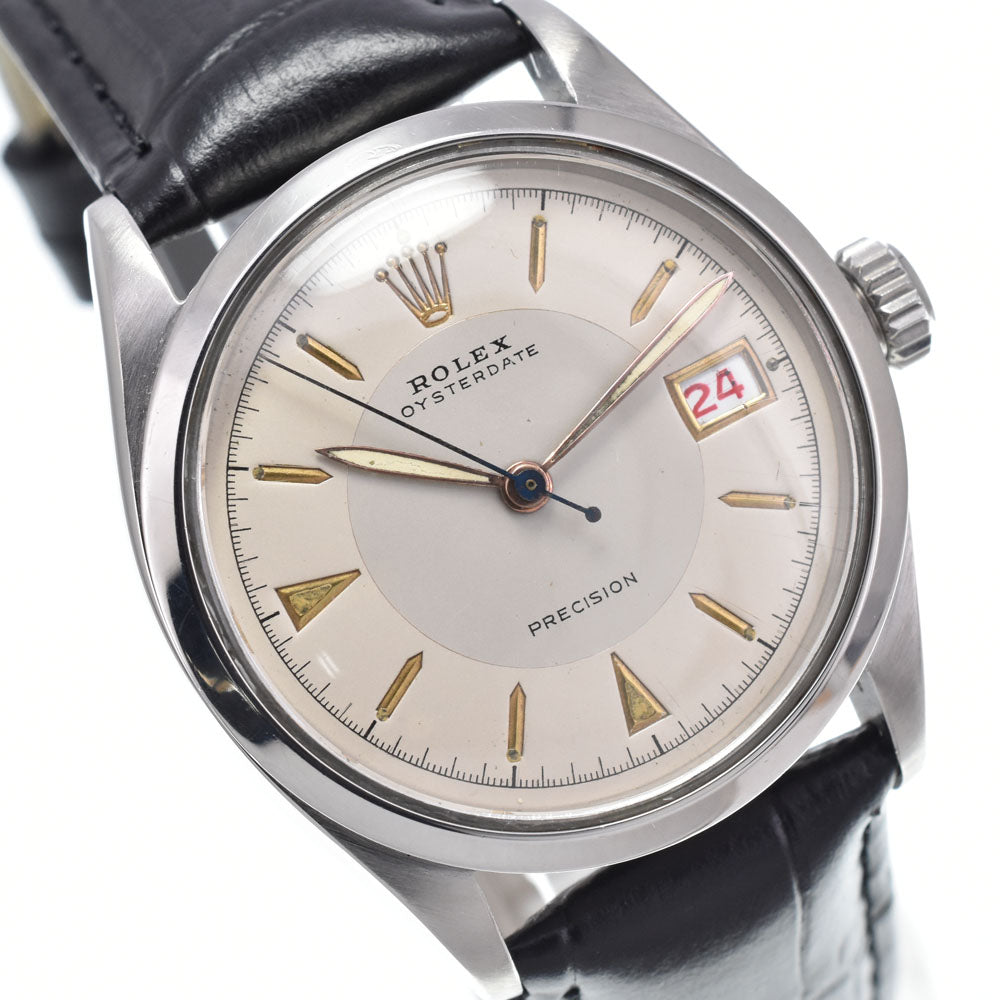 ROLEX Oyster Date Precision 6294 vintage Cal.740 beige Dial Hand Winding Men's
 Watch K#146932