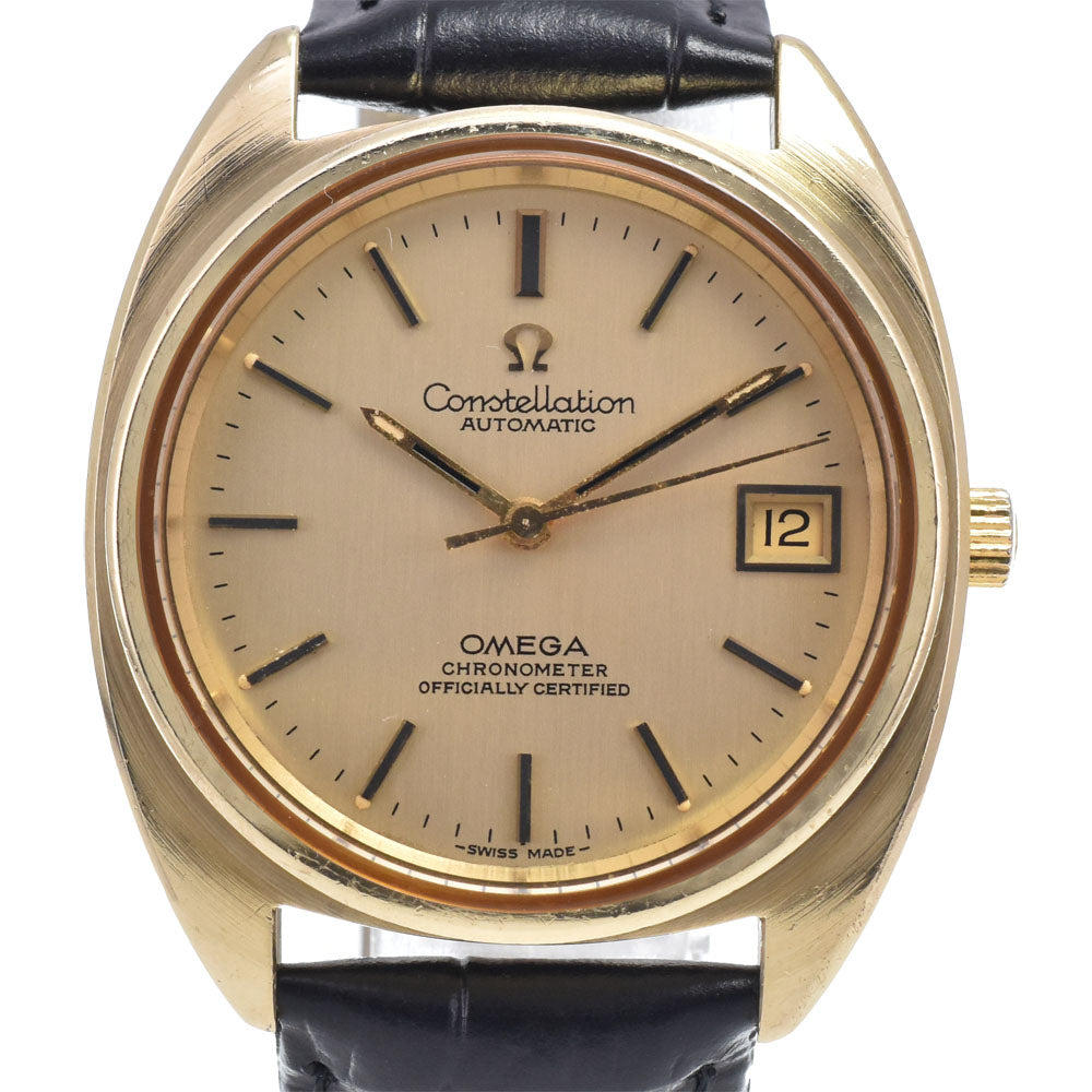 OMEGA Constellation 168.0056 vintage Cap Gold Cal.1011 gold Dial Automatic Men's
 Watch N#146936