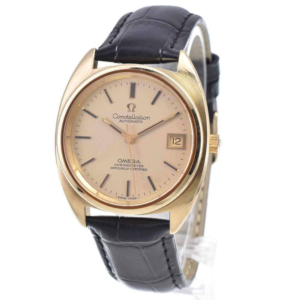 OMEGA Constellation 168.0056 vintage Cap Gold Cal.1011 gold Dial Automatic Men's
 Watch N#146936