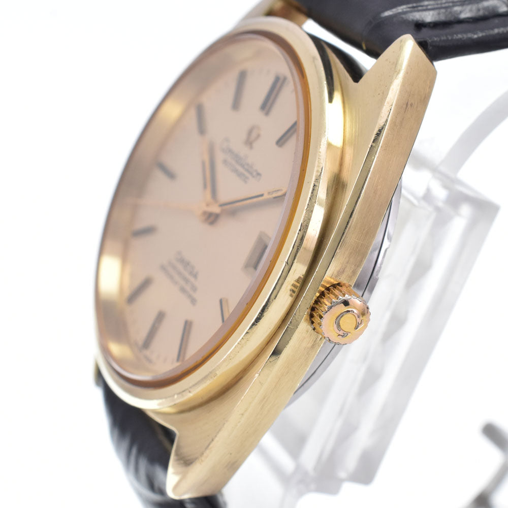 OMEGA Constellation 168.0056 vintage Cap Gold Cal.1011 gold Dial Automatic Men's
 Watch N#146936