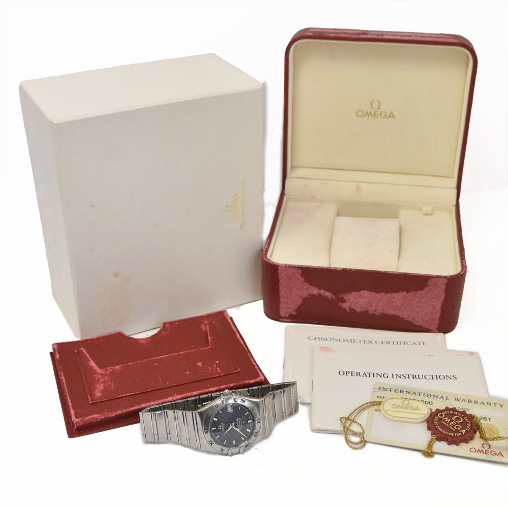 with paper OMEGA Constellation 1502.40 Chronometer blue Dial Automatic Men's
 Watch G#146938