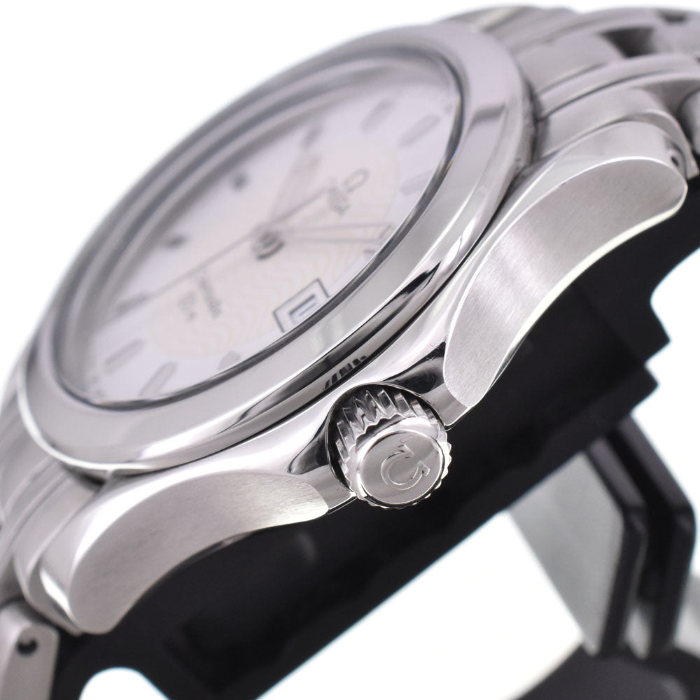 with paper OMEGA Seamaster 120M 2571.21 Date white Dial Quartz Ladies
 Watch C#146939