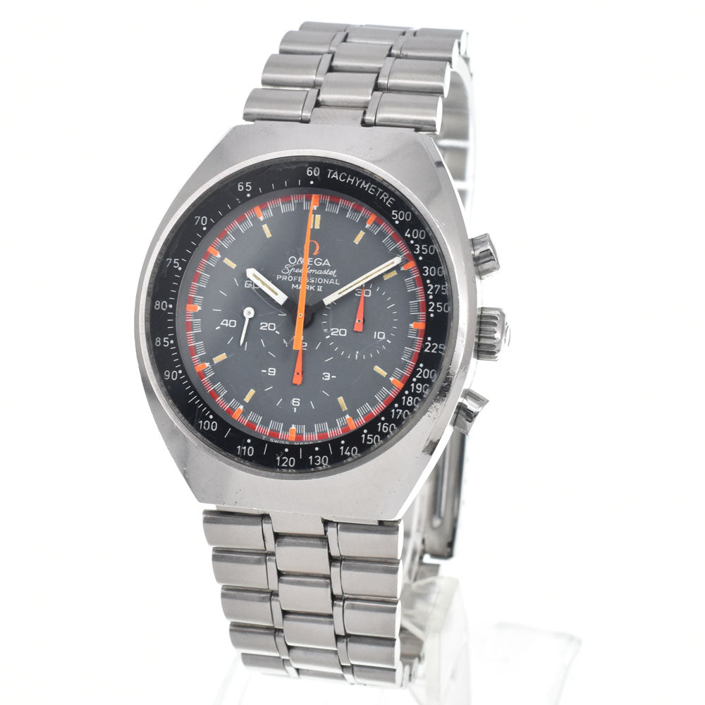 OMEGA Speedmaster Mark II 145.014 Chronograph Cal.861 gray Dial Hand Winding Men's
 Watch E#146941