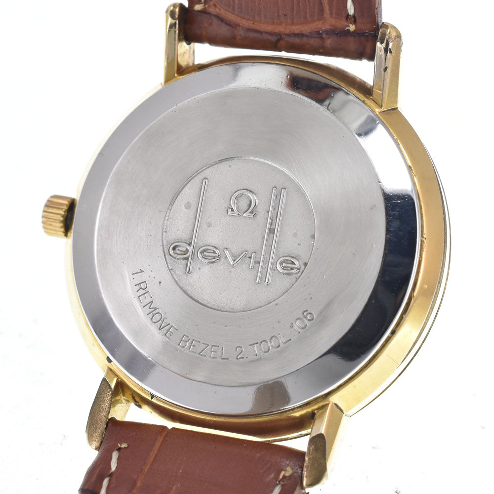 OMEGA Devil 166.0161 vintage Cal.1012 1.4" Silver Dial Automatic Men's
 Watch I#146945