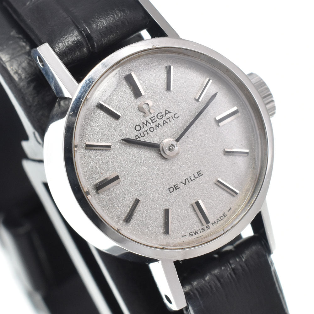 OMEGA De Ville ST551.037 vintage Cal.661 gray Dial Automatic Ladies
 Watch D#146949