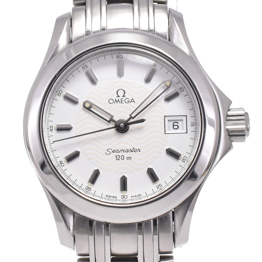 OMEGA Seamaster 120M 2581.21 Date white Dial Quartz Ladies
 Watch G#146951