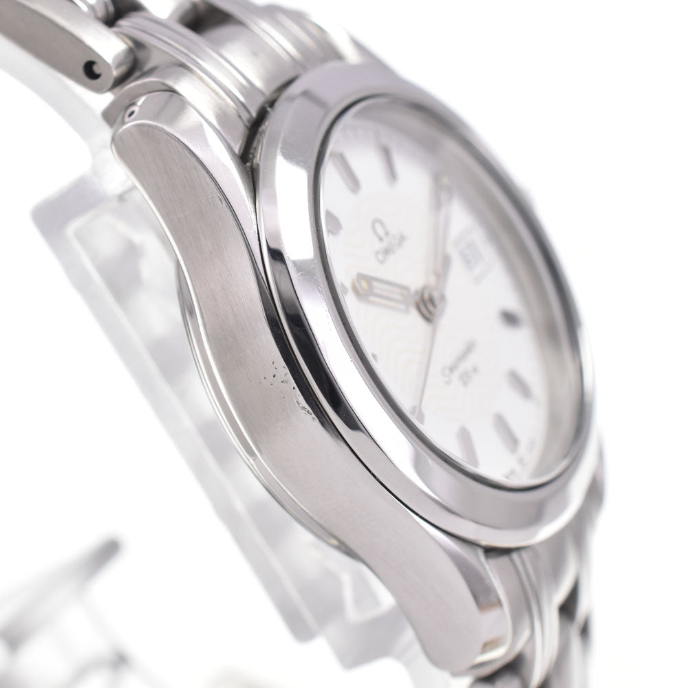 OMEGA Seamaster 120M 2581.21 Date white Dial Quartz Ladies
 Watch G#146951