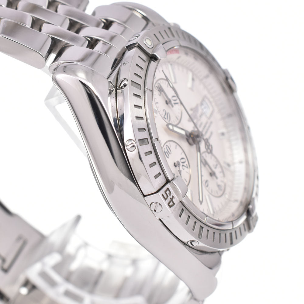 BREITLING Chronomat Evolution A13356 Chronograph Silver Dial Automatic Men's
 Watch E#146955