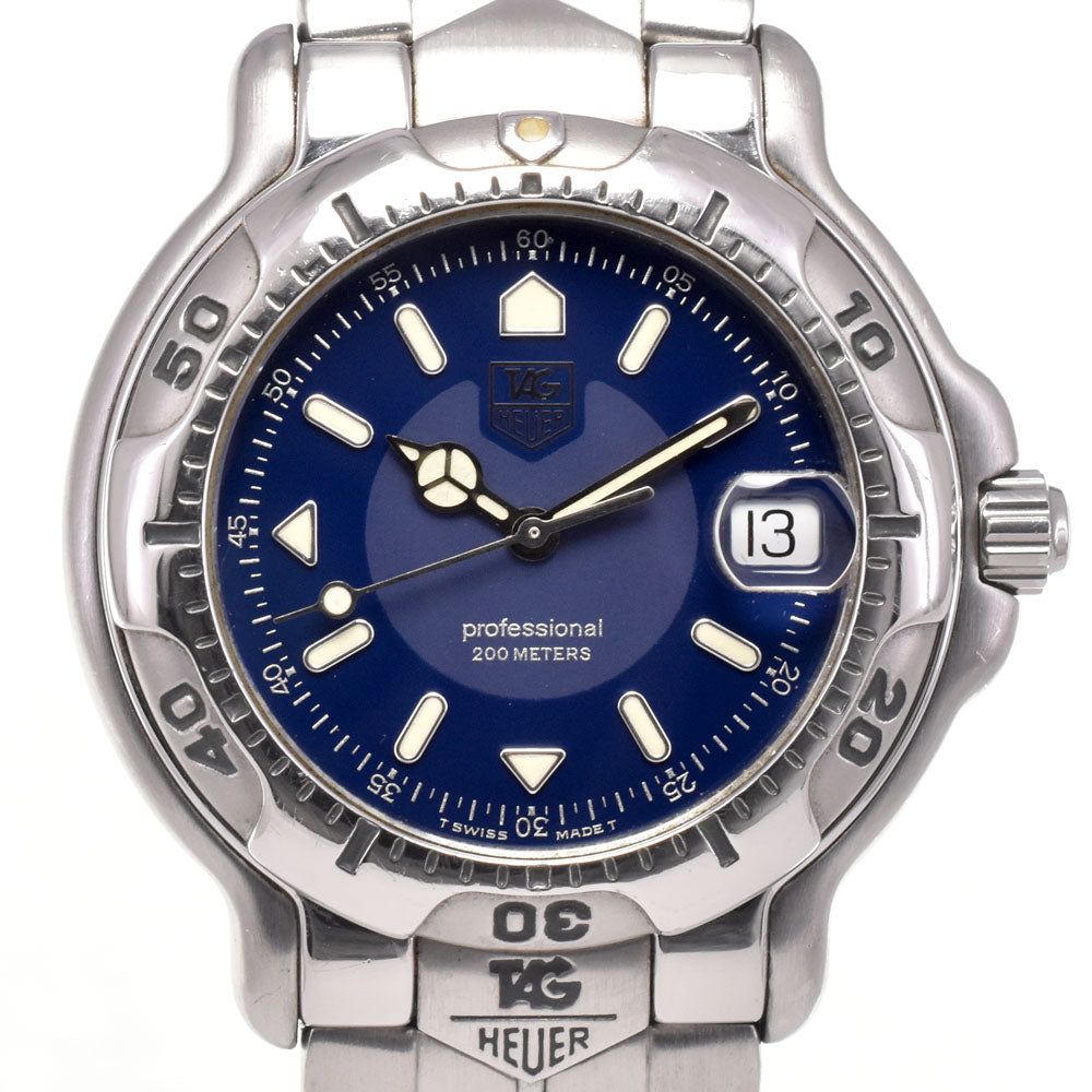 TAG HEUER Professional 200M WH1115-K1 Date blue Dial Quartz Men's
 Watch H#146956