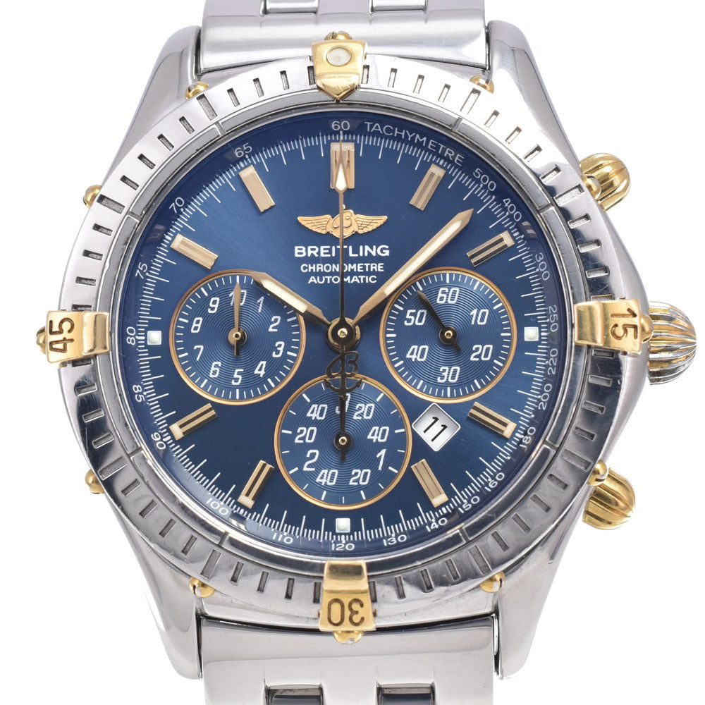 BREITLING Shadow flyback B35312 Stainless Steel/K18YG blue Dial Automatic Men's
 Watch O#146957