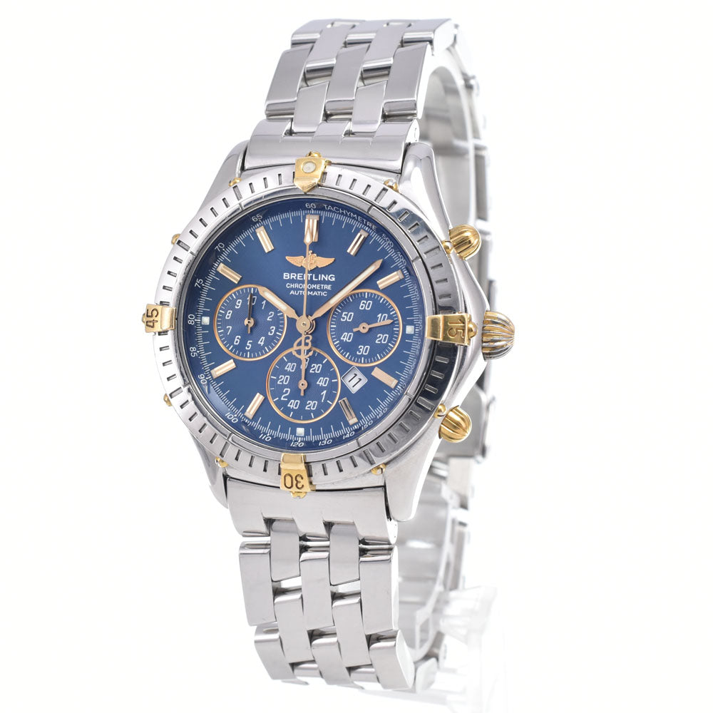 BREITLING Shadow flyback B35312 Stainless Steel/K18YG blue Dial Automatic Men's
 Watch O#146957