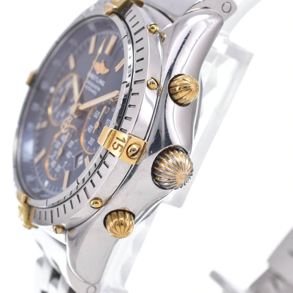 BREITLING Shadow flyback B35312 Stainless Steel/K18YG blue Dial Automatic Men's
 Watch O#146957