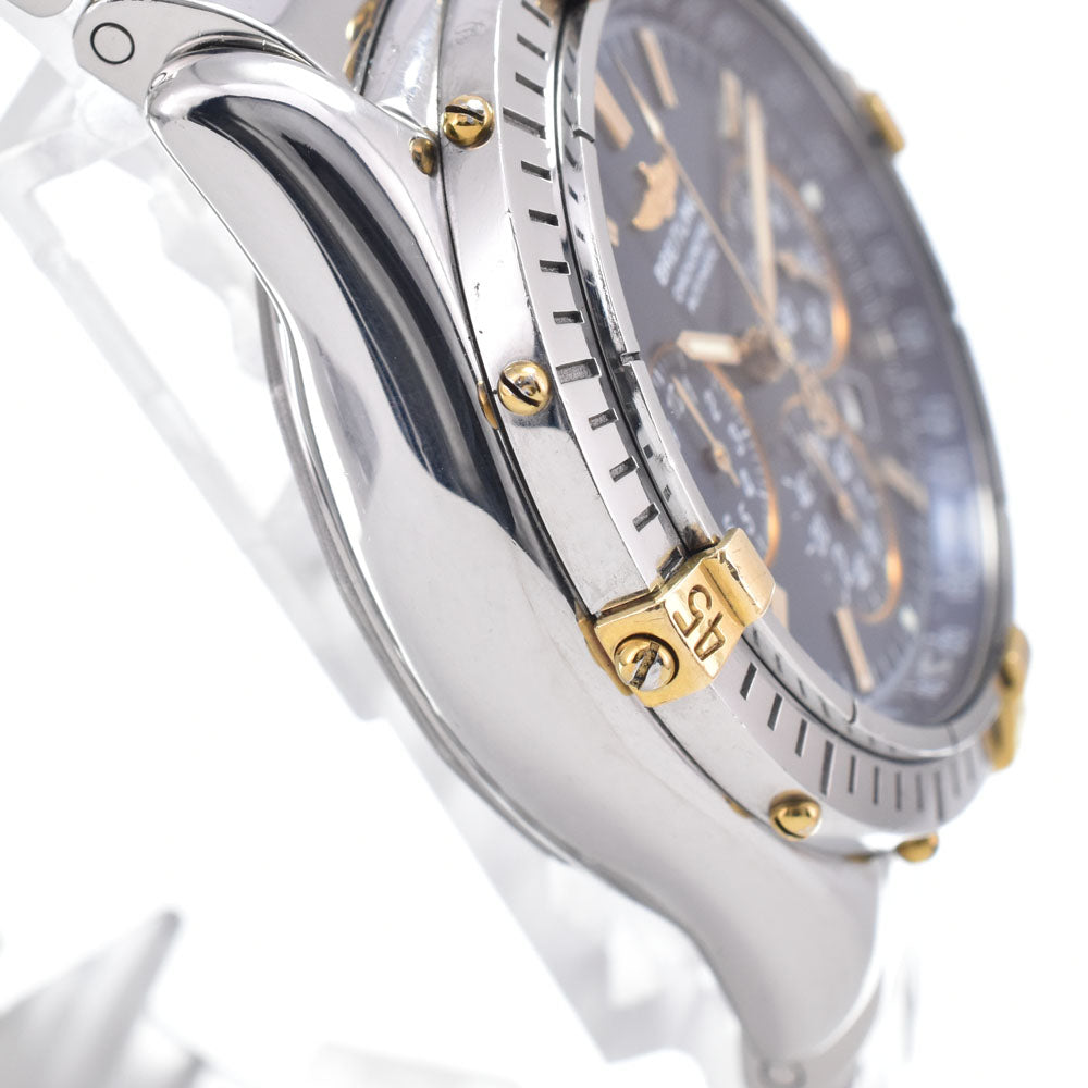 BREITLING Shadow flyback B35312 Stainless Steel/K18YG blue Dial Automatic Men's
 Watch O#146957