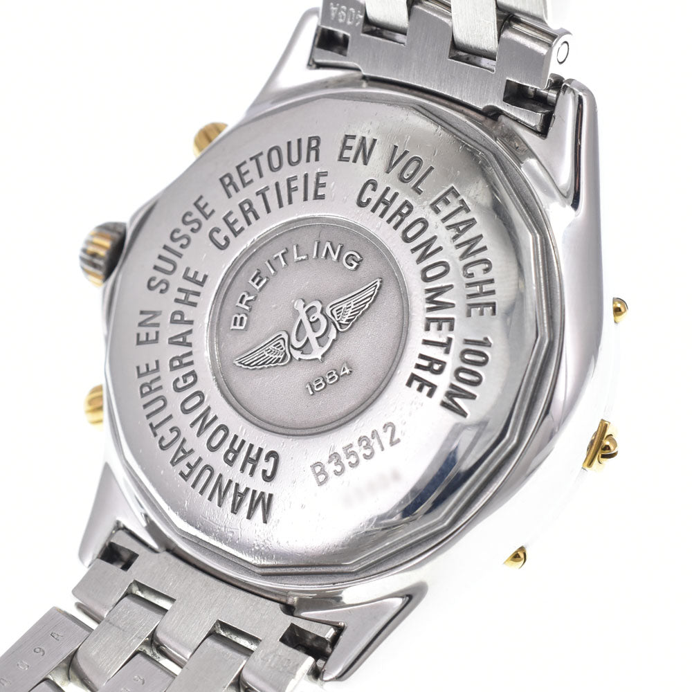 BREITLING Shadow flyback B35312 Stainless Steel/K18YG blue Dial Automatic Men's
 Watch O#146957
