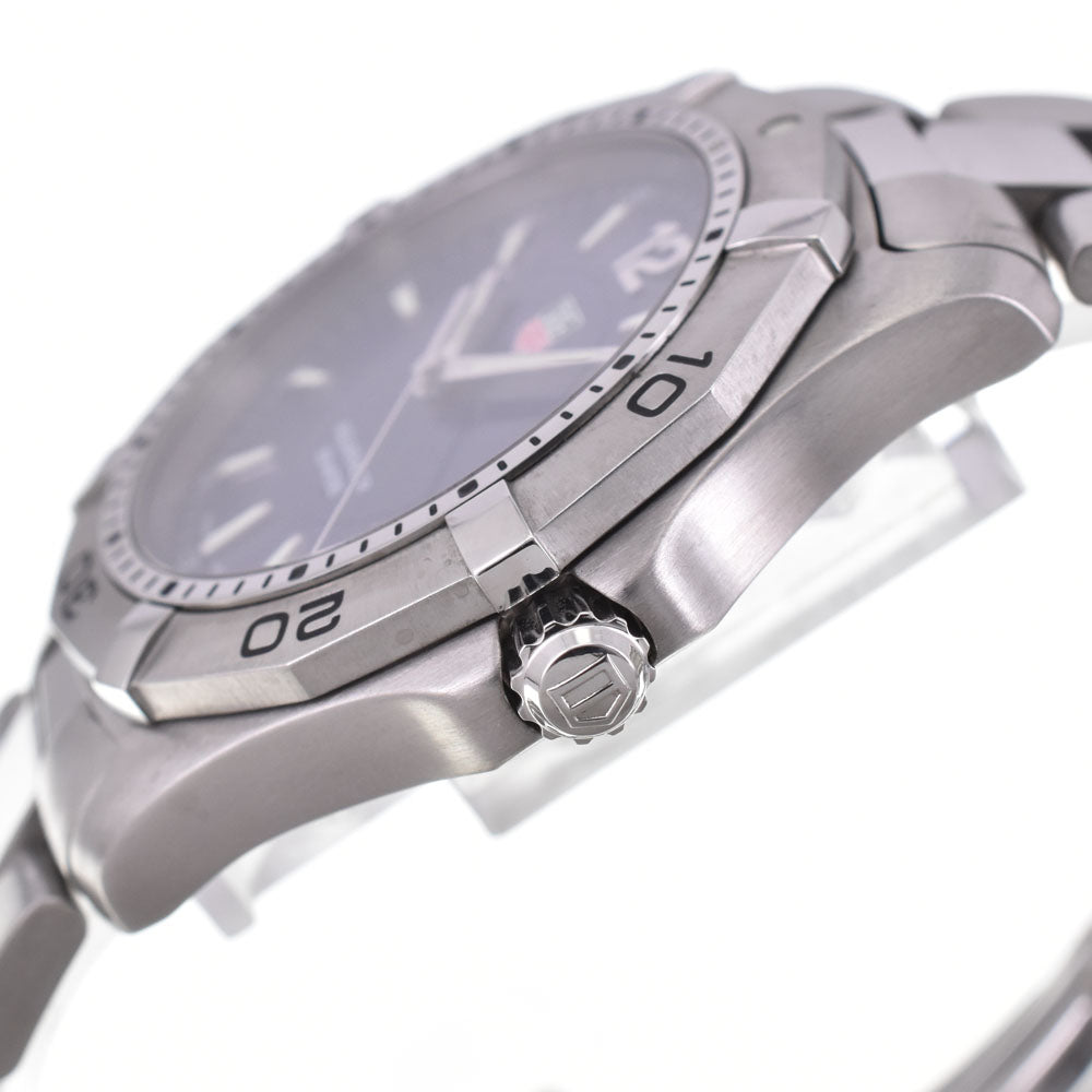 with paper TAG HEUER Aqua racer WAF1113.BA0801 blue Dial Quartz Men's
 Watch G#146958