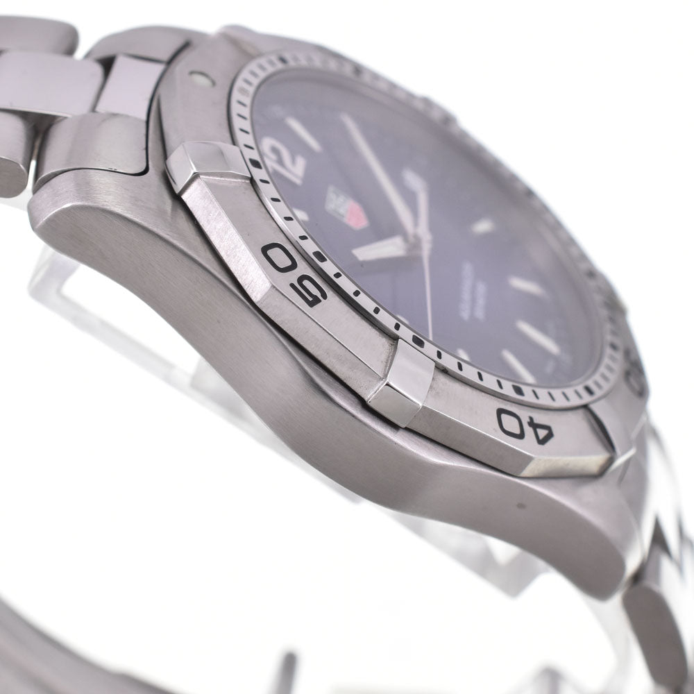 with paper TAG HEUER Aqua racer WAF1113.BA0801 blue Dial Quartz Men's
 Watch G#146958