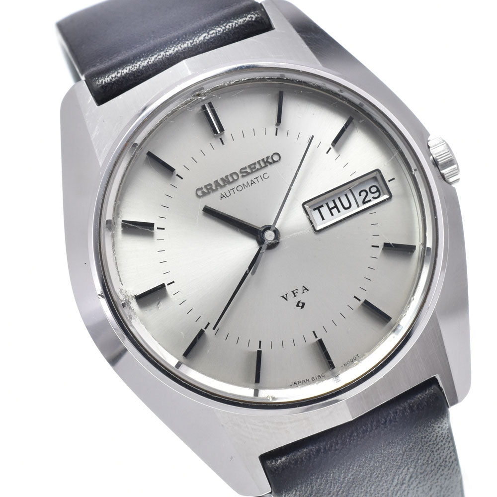 SEIKO Grand Seiko 6186-8000-G vintage Cal.6186B Day-Date Silver Dial Automatic Men's
 Watch J#146964