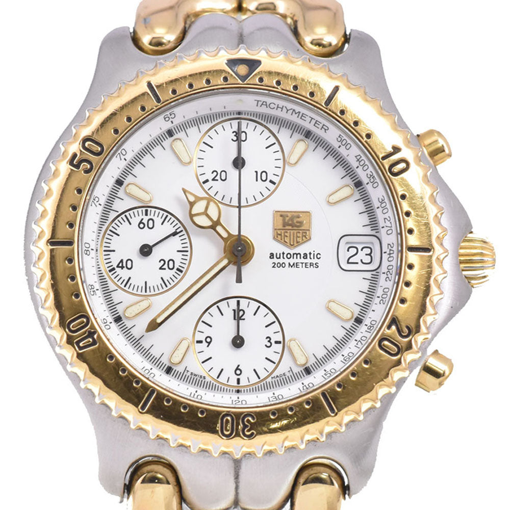TAG HEUER Cell professional 200 CG2120-R0 Chronograph white Dial Automatic Men's
 Watch E#146965
