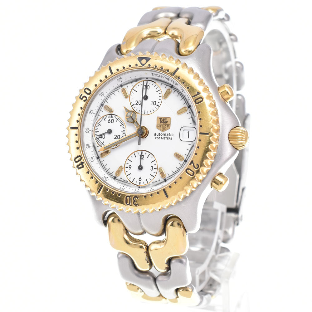 TAG HEUER Cell professional 200 CG2120-R0 Chronograph white Dial Automatic Men's
 Watch E#146965