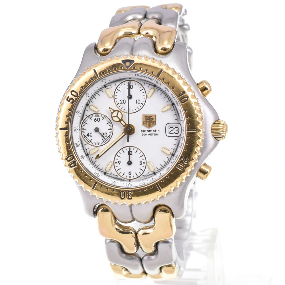 TAG HEUER Cell professional 200 CG2120-R0 Chronograph white Dial Automatic Men's
 Watch E#146965