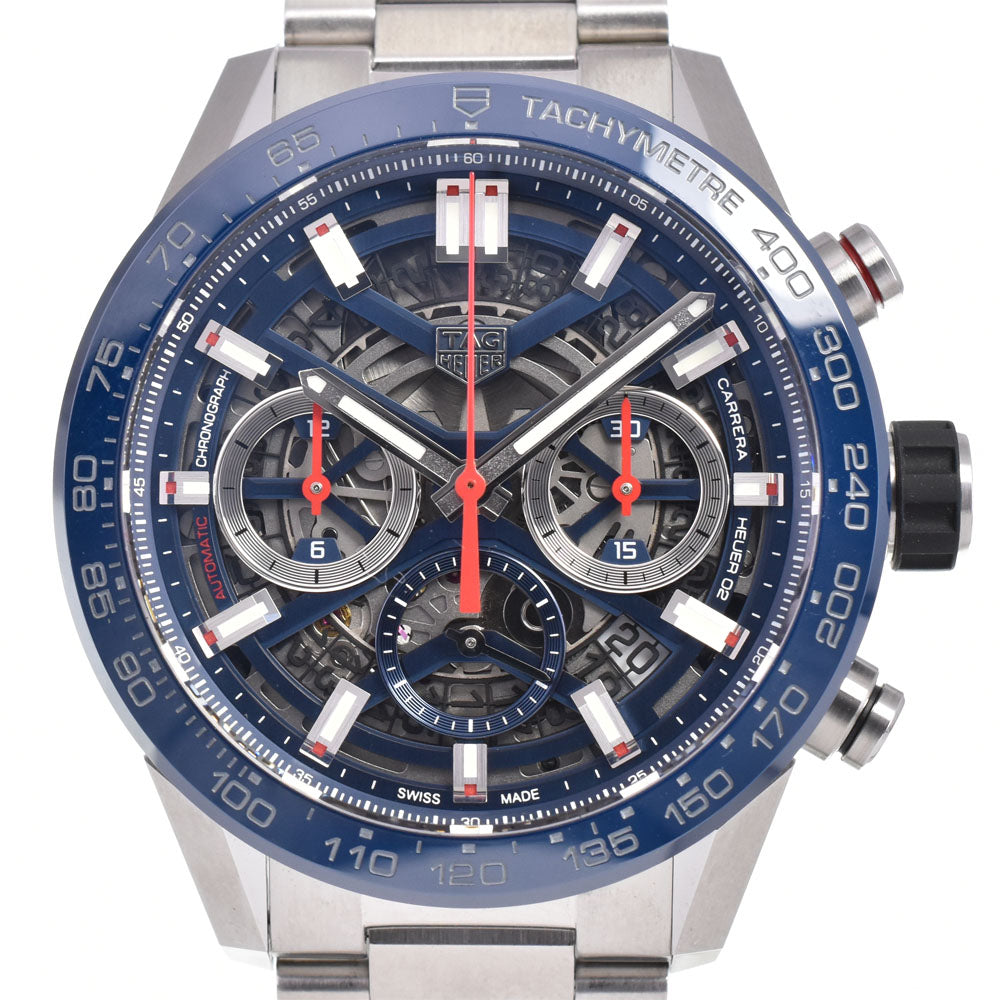 with paper TAG HEUER Carrera Caliber Heuer 02 CBG2011.BA0662 skeleton Dial Automatic Men's
 Watch B#146968