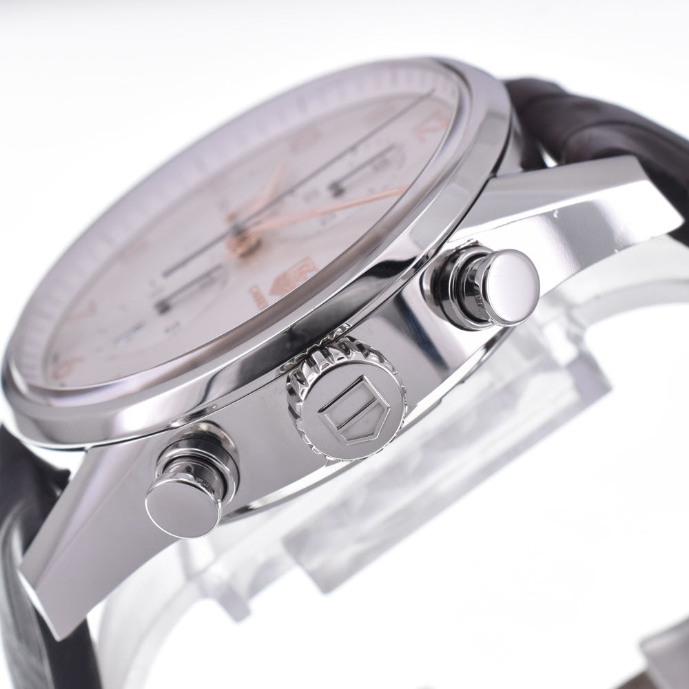 TAG HEUER Carrera Caliber 1887 CAR2012 see-through back Silver Dial Automatic Men's
 Watch I#146970