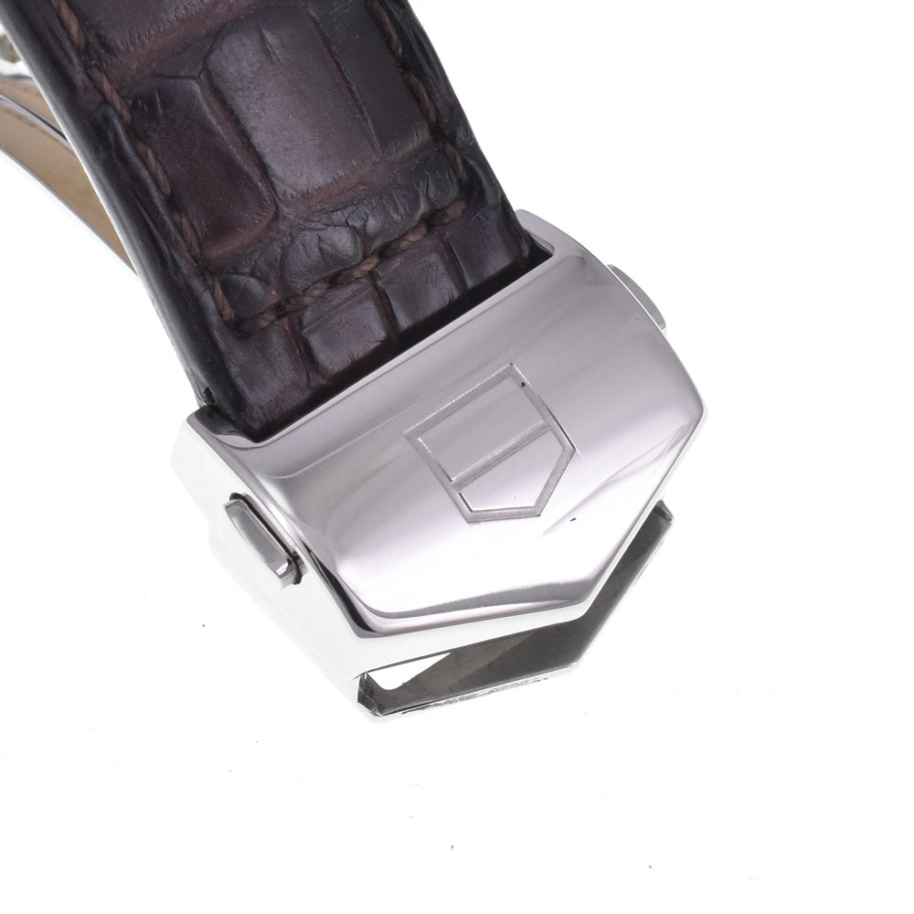 TAG HEUER Carrera Caliber 1887 CAR2012 see-through back Silver Dial Automatic Men's
 Watch I#146970
