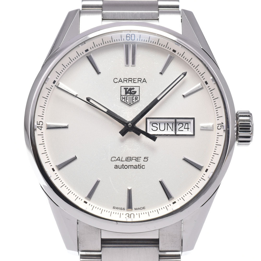 with paper TAG HEUER Carrera WAR201B.BA0723 Caliber 5 Silver Dial Automatic Men's
 Watch K#146972