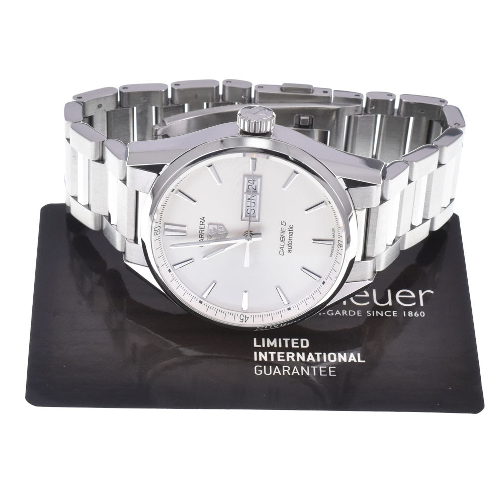with paper TAG HEUER Carrera WAR201B.BA0723 Caliber 5 Silver Dial Automatic Men's
 Watch K#146972