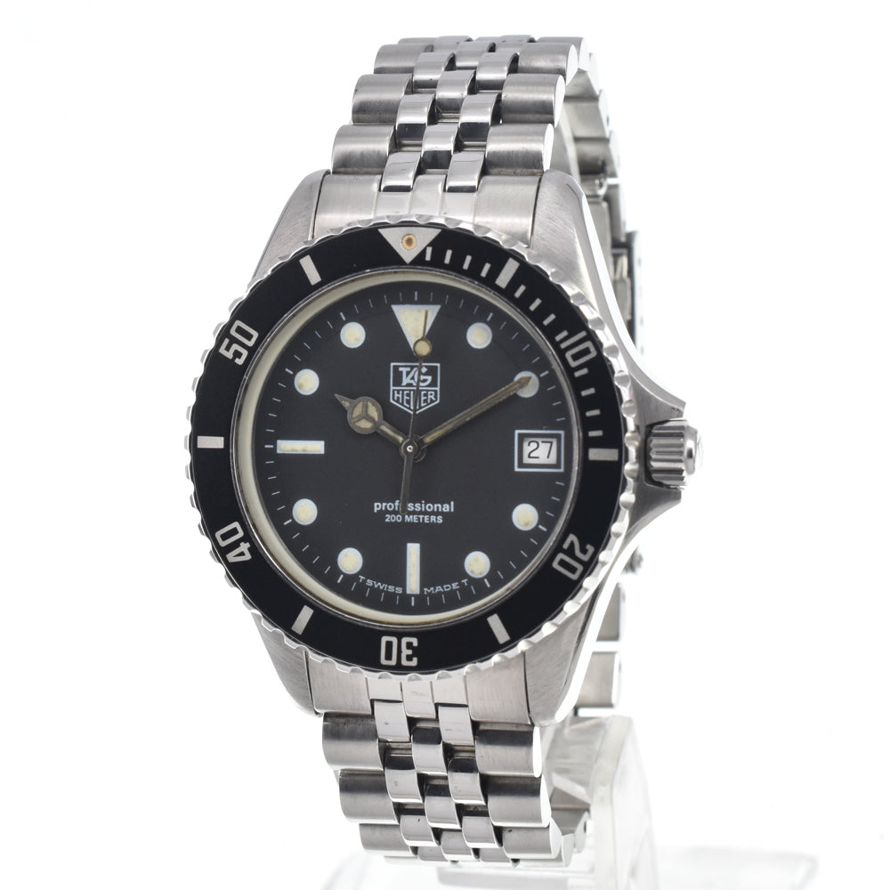 TAG HEUER Professional 200 m 980.013B black Dial Quartz Men's
 Watch E#146973
