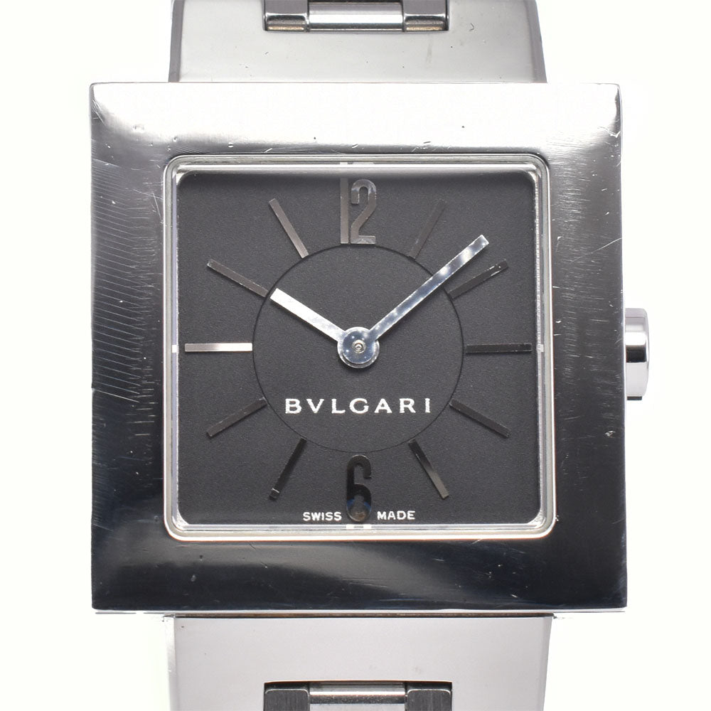BVLGARI Quadlard SQ22SS black Dial Quartz Ladies
 Watch C#146974
