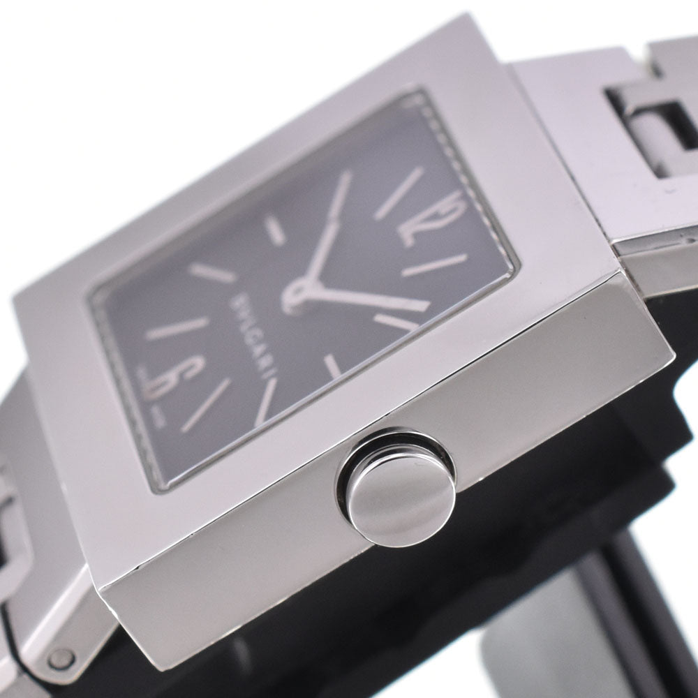 BVLGARI Quadlard SQ22SS black Dial Quartz Ladies
 Watch C#146974