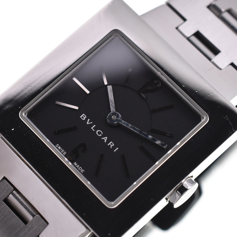 BVLGARI Quadlard SQ22SS black Dial Quartz Ladies
 Watch C#146974