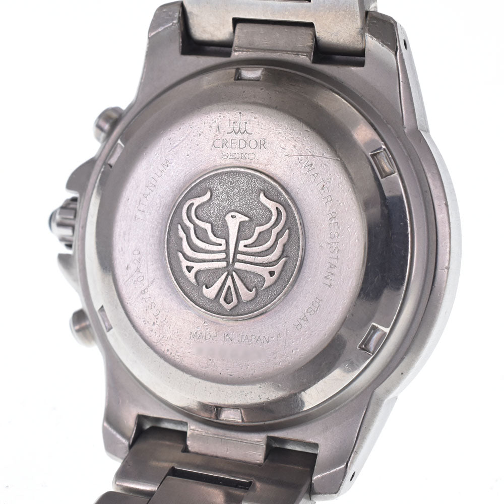 with paper SEIKO CREDOR Phoenix 6S78-0A20 Chronograph Date white Dial Automatic Men's
 Watch L#146982