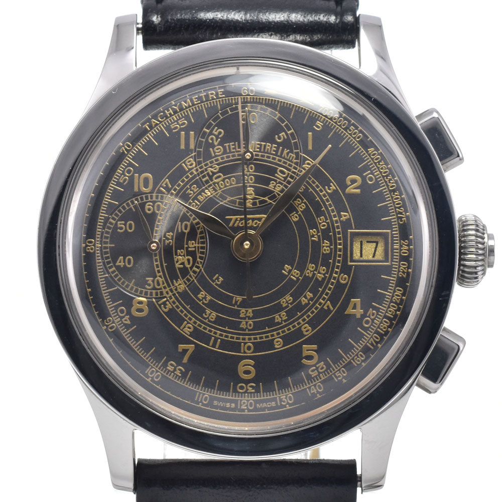 TISSOT Chrono Janeiro Z199 Limited to 3333 black Dial Hand Winding Men's
 Watch I#146983