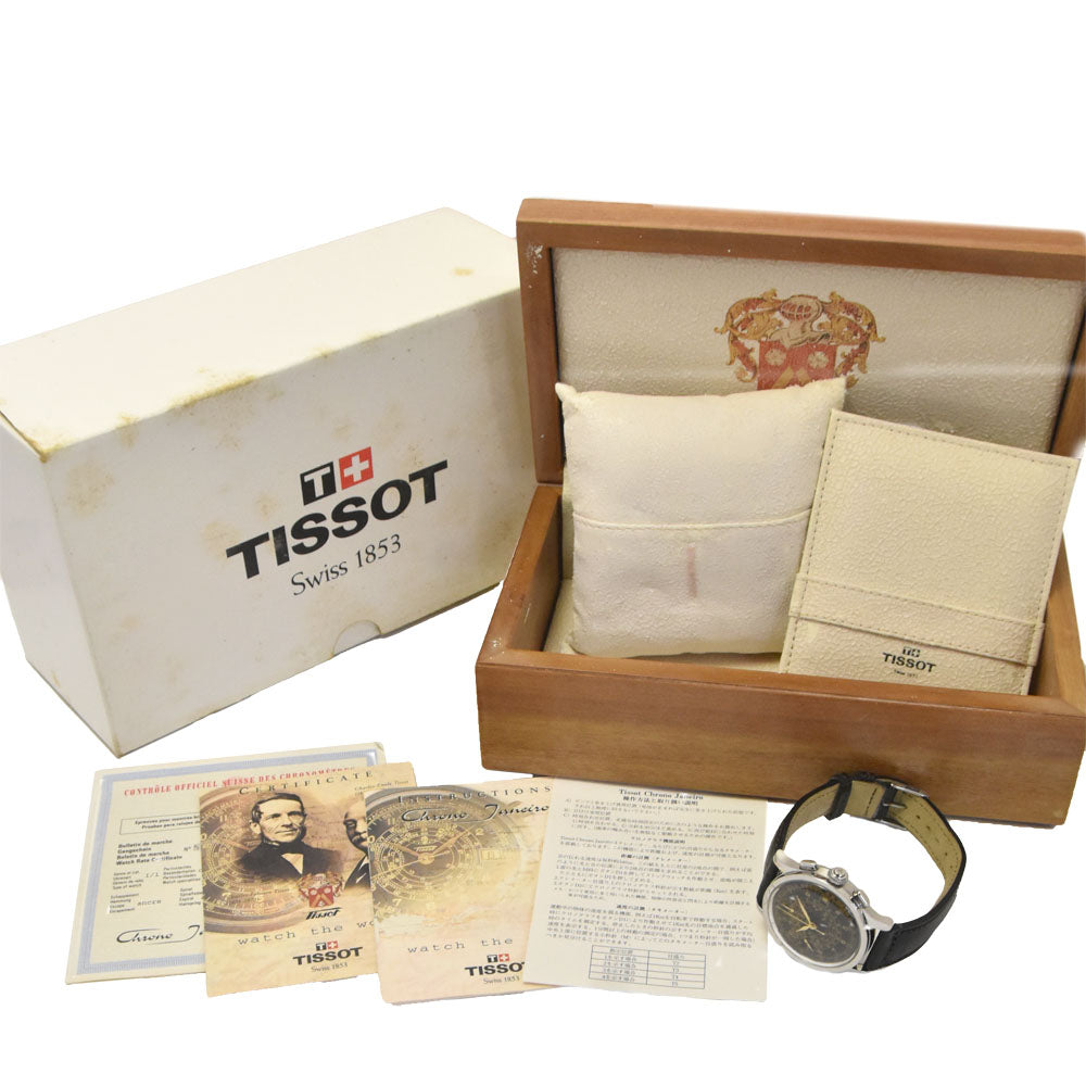 TISSOT Chrono Janeiro Z199 Limited to 3333 black Dial Hand Winding Men's
 Watch I#146983