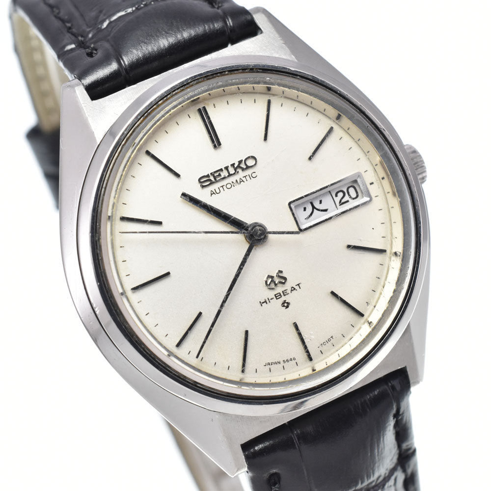 SEIKO Grand Seiko High Beat 5646-7011 vintage Cal.5646A Silver Dial Automatic Men's
 Watch K#146984