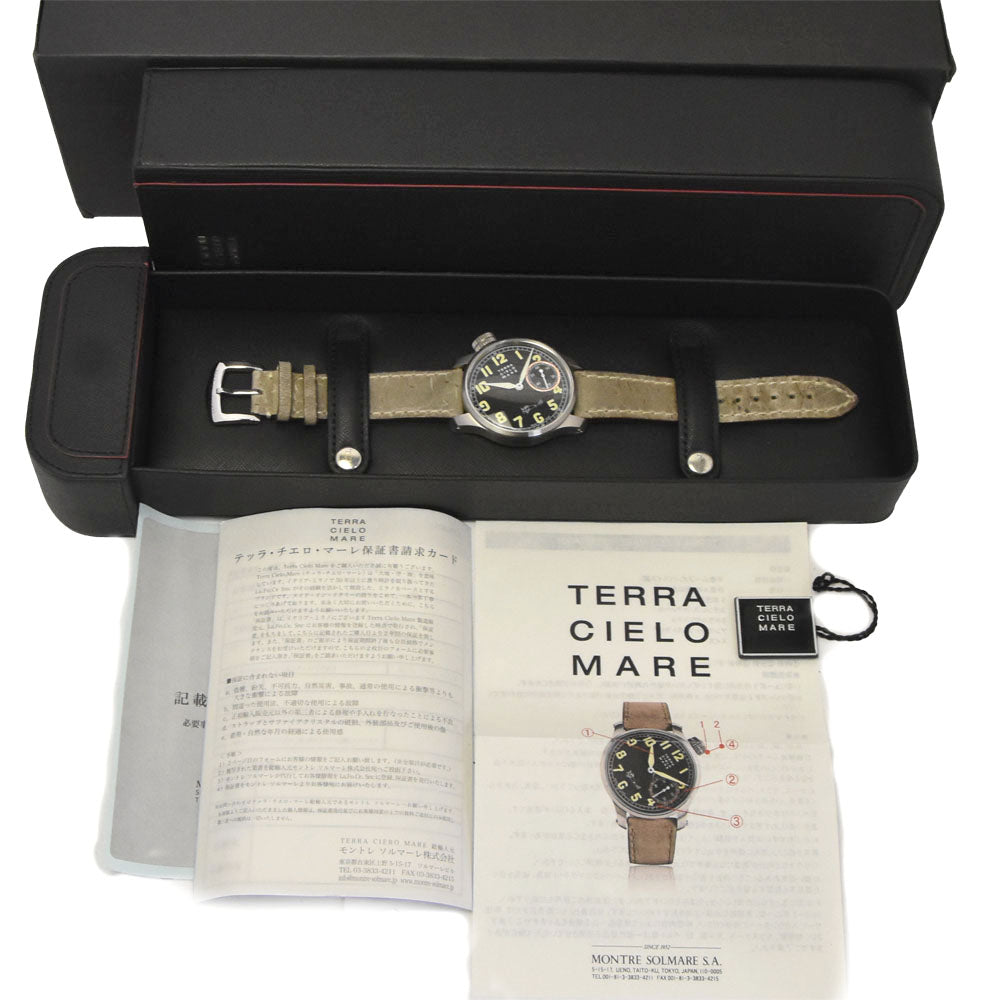 TERRA CIELO MARE AFF3 Sports Classic TC7064-SC-2/00A black Dial Automatic Men's
 Watch I#146986
