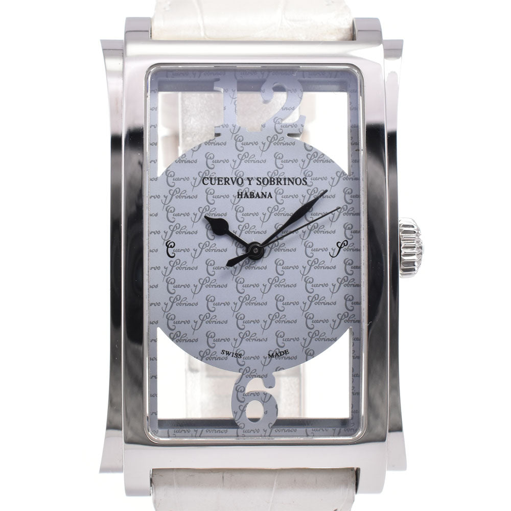 CUERVO Y SOBRINOS Prominente A1011-1GAR Silver Dial Automatic Men's
 Watch H#146987