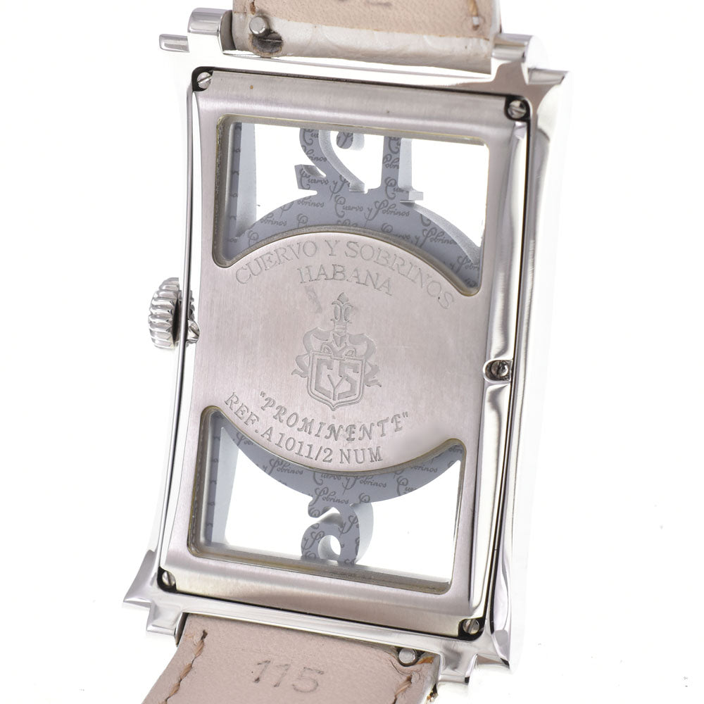 CUERVO Y SOBRINOS Prominente A1011-1GAR Silver Dial Automatic Men's
 Watch H#146987