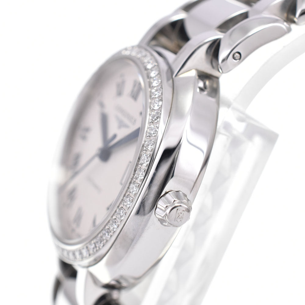 with paper LONGINES Primalna L8.113.0.71.6 Bezel Diamond white Dial Automatic Ladies
 Watch B#146995