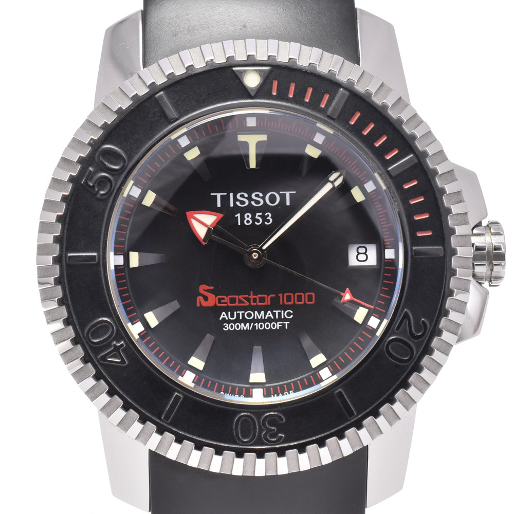TISSOT Sea star 1000 A464/564 Date black Dial Automatic Men's
 Watch G#146996