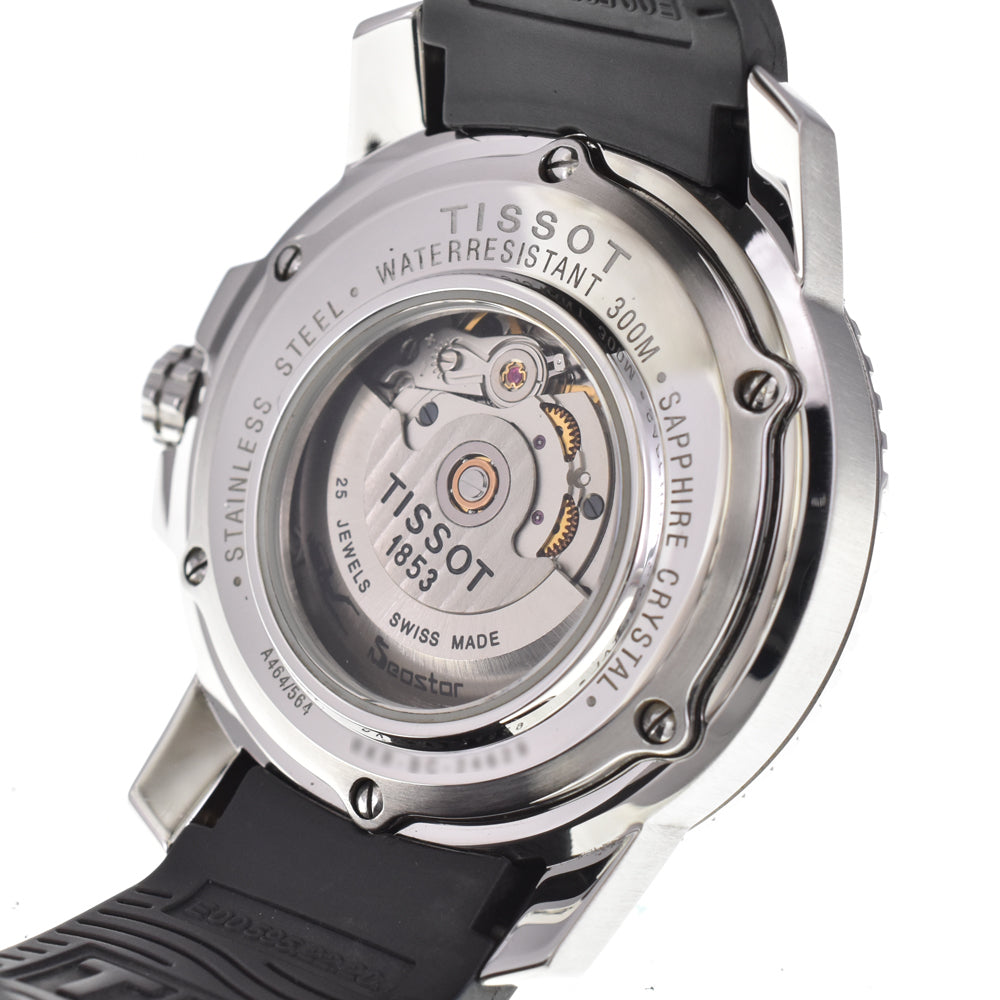 TISSOT Sea star 1000 A464/564 Date black Dial Automatic Men's
 Watch G#146996