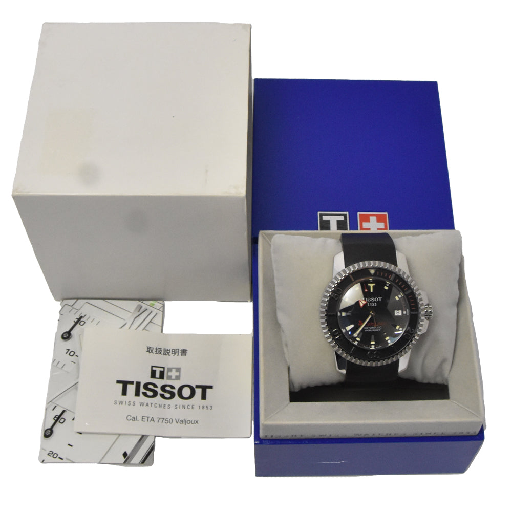 TISSOT Sea star 1000 A464/564 Date black Dial Automatic Men's
 Watch G#146996