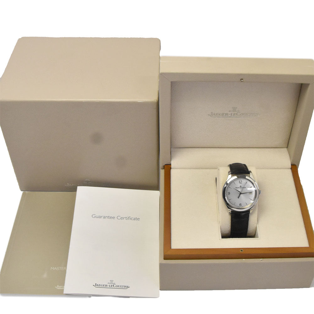 with paper JAEGER-LECOULTRE Master control Q1548420/176.8.40.S Date Silver Dial Automatic Men's
 Watch I#146999